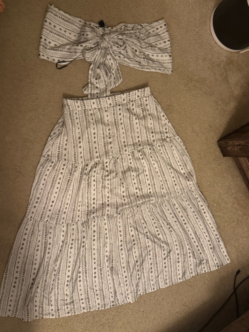 Forever 21 Boho Print 2 Piece Set